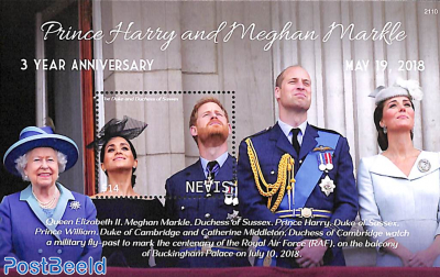 Prince Harry & Meghan wedding 3rd anniv. s/s