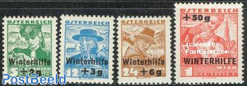 Winter aid 4v overprints