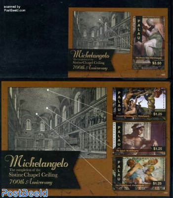 Michelangelo Sistine Chapel Ceiling 2 s/s