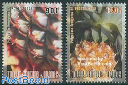 Ananas 2v, fragrant stamps
