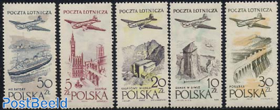 Airmail definitives 5v