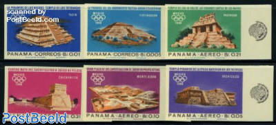 Olympic Games Mexico 6v imperforated