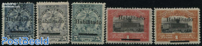 Habilitado overprints 5v