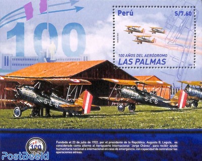 Airfield las Palmas centenary s/s
