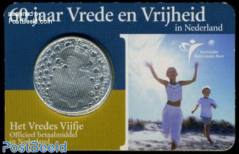 Coincard, 5 Euro, Peace & freedom
