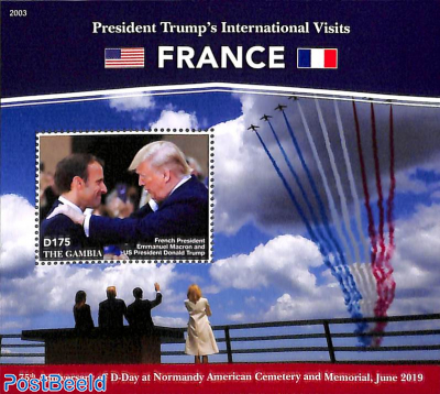 Pres. Trump visits France s/s