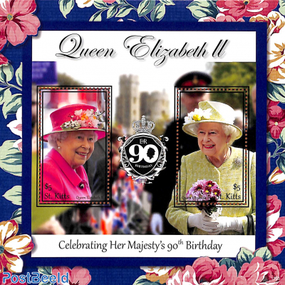 Queen Elizabeth II 90th Birthday 2v m/s
