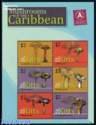 Mushrooms of the Caribbean 6v m/s