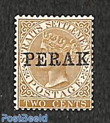 PERAK overprint 2c