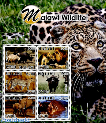 Malawi Wildlife 6v m/s