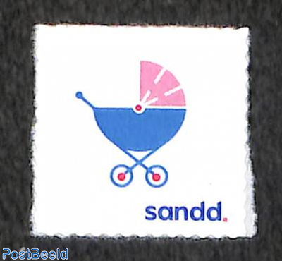 Sandd, Birth stamp 1v s-a
