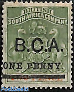 BCA, Overprint 1v