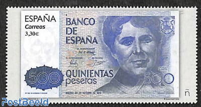 500pta banknote 1v