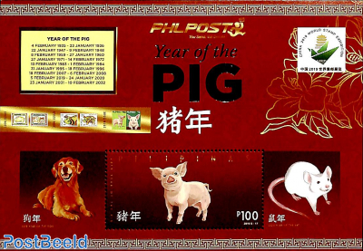 Year of the Pig, China 2019 s/s