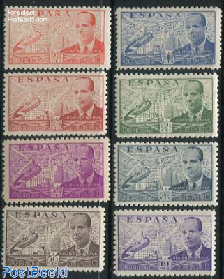 Airmail definitives 8v