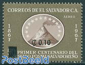Stamp centenary overprint 1v