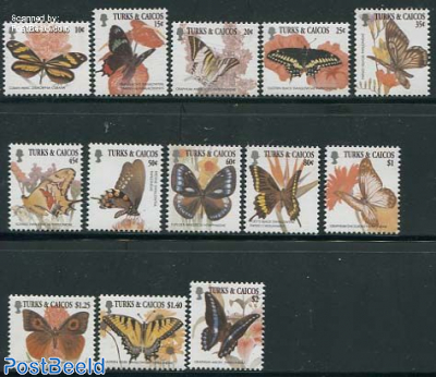 Definitives, butterflies 13v