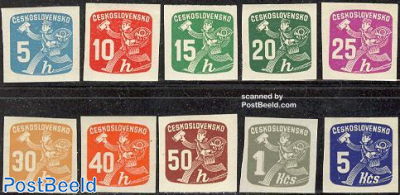 Newspaper stamps 10v