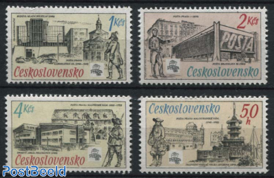 Praga 88 stamp exposition 4v