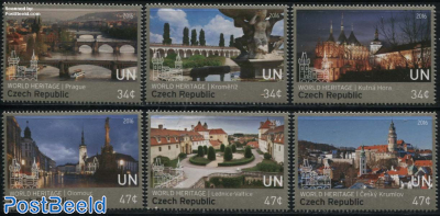 World Heritage Czech Republic 6v (from booklet)