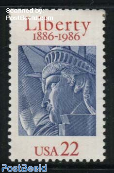 Statue of liberty 1v, joint issue France