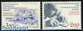 Stamp collecting 2v