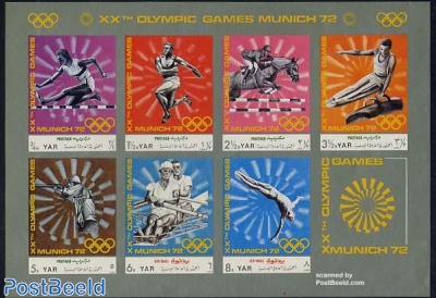 Olympic Games 7v imperforated m/s