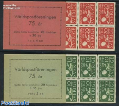 75 Years UPU 2 booklets
