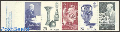 King Gustaf VI 5v in booklet