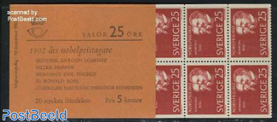 Nobel prize 1902 booklet