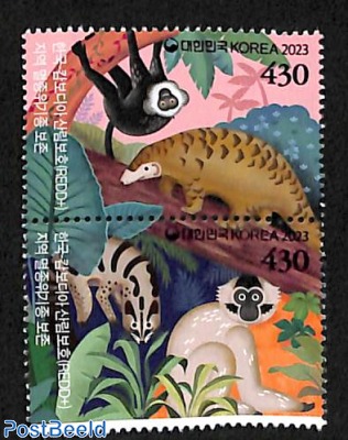 Protecting species 2v [:], joint issue Cambodia